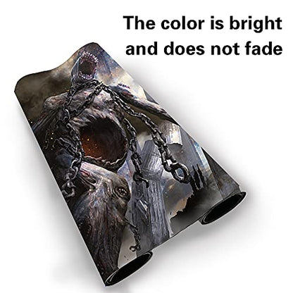 Board Game MTG Playmat Games Size 60X35 cm CCG Compatible for MTG CCG RPG Trading Card Game (KROXA, Titan of Death's Hunger) - color: Kroxa, Titan of Death's Hunger
