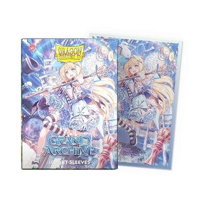 Dragon Shield | Grand Archive Matte Art Sleeves | 100 CT - Smooth & Tough Premium TCG Sleeves | Compatible with Pokemon, One Piece & Magic The Gathering | Alice, Golden Queen - color: Alice, Golden Queen