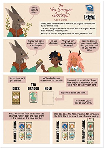 Renegade Game Studios The Tea Dragon Society Card Game - Deck Building | Fantasy Board Game for 2-4 Players Ages 10+, Based on Katie O'Neill Graphic Novel, Includes Adorable Dragon Illustrations