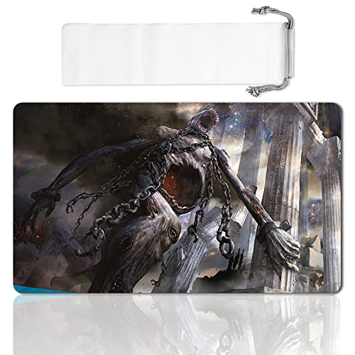 Board Game MTG Playmat Games Size 60X35 cm CCG Compatible for MTG CCG RPG Trading Card Game (KROXA, Titan of Death's Hunger) - color: Kroxa, Titan of Death's Hunger