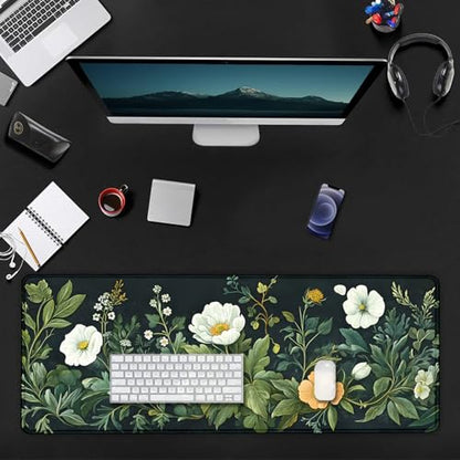 Large Mouse Pad, Desk Mat Computer Keyboard Pad Non-Slip Rubber Base Waterproof with Stitched Edges for Laptop Gaming, Office & Home 31.5 x 11.8 Inch (XL-15) - color: Xl-15