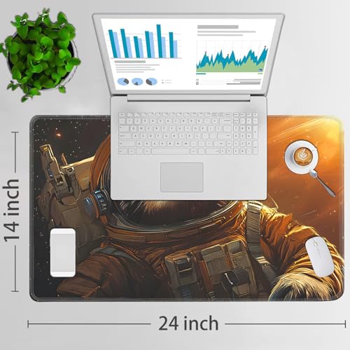 for MTG Game Playmat - 24 x 14 inches with Dices and Storage Bags, Non-Slip Base for TCG and Board Game Card Mats, Trading Card Games Mat, Sloth Astronaut Pattern Collectible Card Playmats - color: Jv-playmat-p7-1-h225