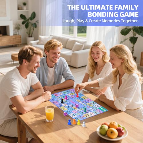 Drinking Games,Leather Mat Drinking Board Game for Adults,Interactive Girls Night Drinking Games,Bachelorette Party Games,Age 21+,2-8 Players - color: Sky Blue