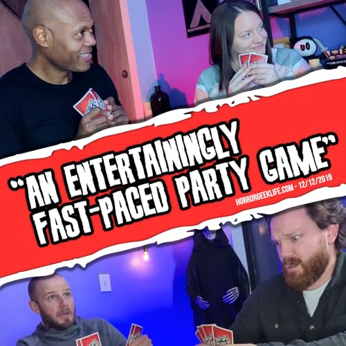Don't Get Stabbed!: The Party Game Where You Get to Kill Your Family and Friends (for Pretend). Exciting Card Game for Adults and Horror Gift for Scary Movie Fans. Great for Halloween.