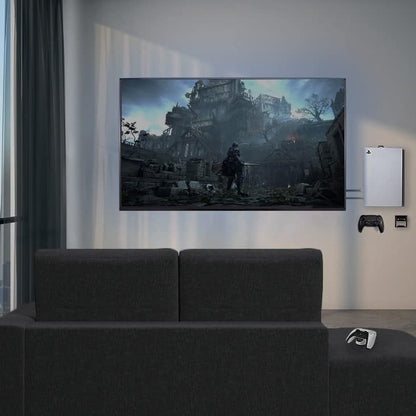VIVO Steel Wall Mount Bracket Designed for PS5 Gaming Console, Vertical Display for PlayStation 5, Open Design, Black, MOUNT-PS5B - color: Black