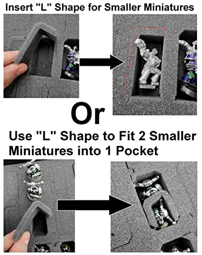 Case Club 123+ Miniature Figure Case Fits Warhammer 40K, DND & More