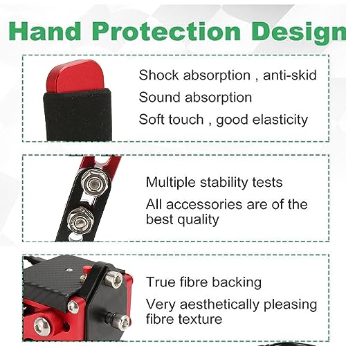 GOWENIC USB Handbrake, Sim Racing Game Hand Brake 64 Bit 2 in 1 Handbrake for ONE, Series S X PC with G920, for, iRacing Setup Use (Red) - color: Red