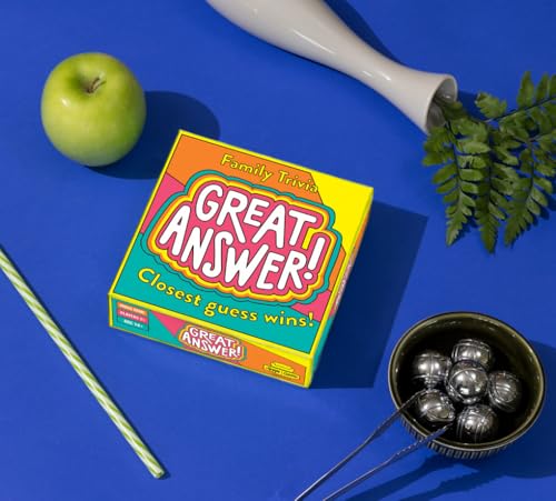 Hygge Games Great Answer! Fun Family Trivia Game | Closest Guess Wins