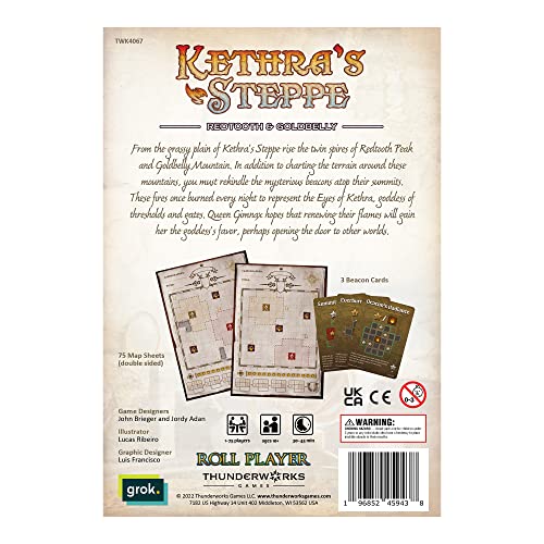 Cartographers: Map Pack 5, Kethra’s Steppe | Expansion for The Award-Winning Game of Map Drawing | Strategy Flip and Write Fantasy Board Game | Family Game for 1-75 Players by Thunderworks Games - style: Pack 5