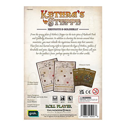 Cartographers: Map Pack 5, Kethra’s Steppe | Expansion for The Award-Winning Game of Map Drawing | Strategy Flip and Write Fantasy Board Game | Family Game for 1-75 Players by Thunderworks Games - style: Pack 5