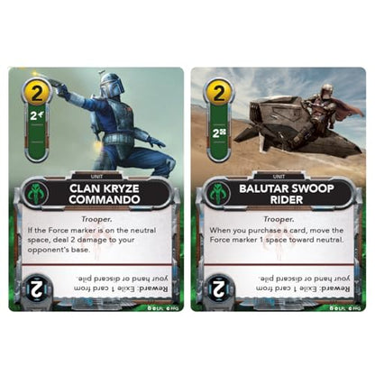 Star Wars: The Deckbuilding Game: Mandalorian Faction Pack | Play as The Mandalorian, Bounty Hunters & Troopers, Strategy Game for Kids & Adults, Ages 12+, 2 Players, 30 Mins