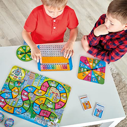 Orchard Toys Moose Games Times Tables Heroes. an exciting Multiplication Game, Superhero Play. for Ages 6-9 and for 2-4 Players - style: Times Table Heroes