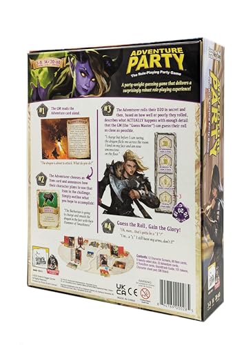 Smirk & Dagger Adventure Party: The Role Playing Party, Board Game | For 3 to 8 Players and Ages 14+