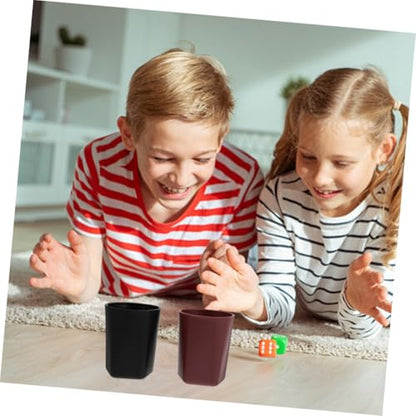 BESPORTBLE 8Pcs Professional KTV Dice Cups Plastic Game Dice Holder Straight Design for Party Table Games for Storage and Accessories
