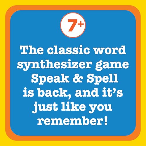 Speak & Spell Educational Learning Toy, Spelling Games, 80s Retro Handheld | Educational Learning Toy, Spelling Games, 80s Retro Handheld, Autism Toys - style: Speak & Spell