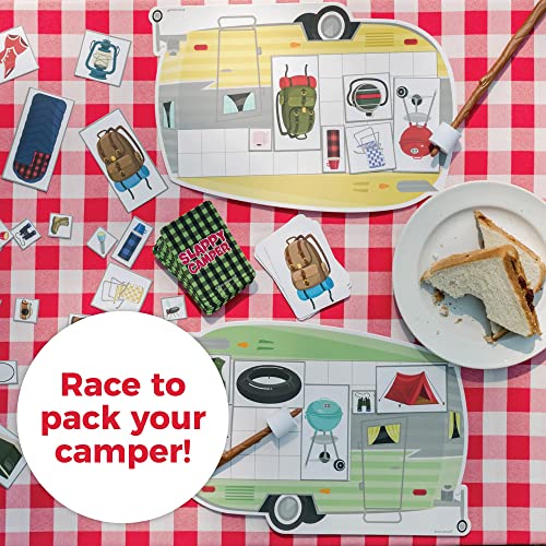 MindWare Slappy Camper Strategy Game - Think Fast and Fill Your Camper – for 2-4 Players – Ages 5 and Up
