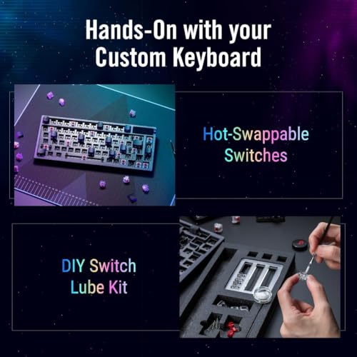 ASUS ROG Azoth Wireless Mechanical Gaming Keyboard – 75% TKL, Tri-Mode Connectivity, Hot Swappable Pre-lubed ROG NX Snow Linear Switches, PBT Keycaps, RGB, OLED Display, PC/Mac Support - Black - color: Black, size: Snow Linear, style: Azoth