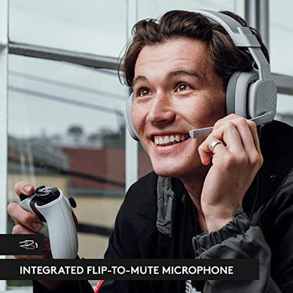 Logitech G Astro A10 Gen 2 Cross-Platform Wired Gaming Headset - Grey | 3.5mm Headphone Jack, 32mm Drivers, Flip-to-Mute Mic, Over-Ear Cup Design - color: Grey