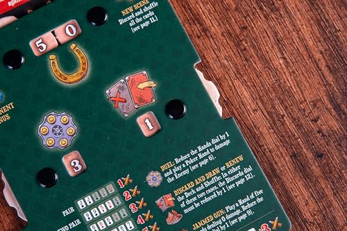 Devir - Ace of Spades Card Game, Solo & Cooperative Poker-Based Strategy Game with Western Horror Theme, Strategy Game, Ages 14+, 1–2 Players, Playtime 40, (English Version)