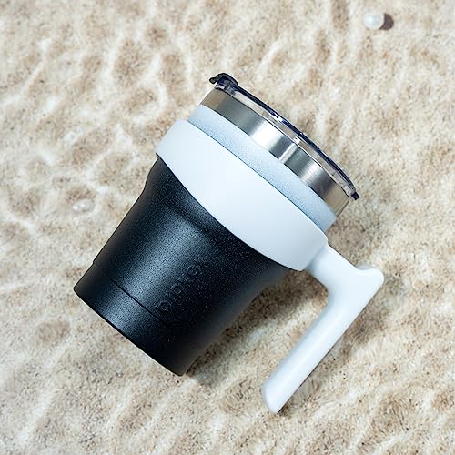 BJPKPK 10 oz Mini Tumbler with Lid, Straw & Handle, Insulated Steel Cup | Small, Spill Proof, Leak Proof, Thermal, Double Wall Vacuum, Sweatproof, Dishwasher Safe, BPA Free, Day & Night - color: Day & Night, size: 10 Ounces