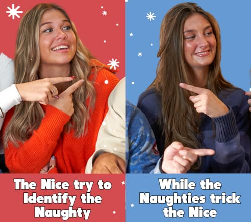 OFF TOPIC Secret Santa: A Mystery Christmas Party Game - Figure Out Who's Naughty and Who's Nice - Christmas Game for Adults