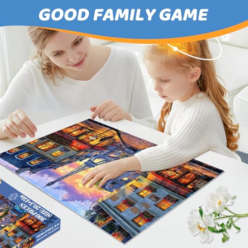 Puzzles 300 Pieces for Adults | Eiffel Tower Jigsaw Puzzles | Recycled Cardboar Jigsaw Puzzles 300 Pieces | Challenging Family Activity Great Gift Idea for Family Friends | 20.5 X 15 inches - style: ShopTower