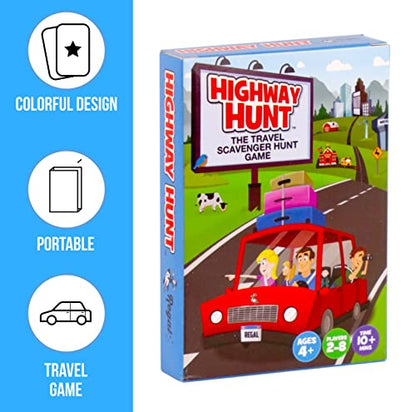 Regal Games Travel Games - Outdoor Scavenger Hunt Card Game for Kids Ages 4-12 - Nature & Road Trip Activities for Families, Camping & Vacation Fun, 2-8 Players, 54 Scavenger Hunt Cards
