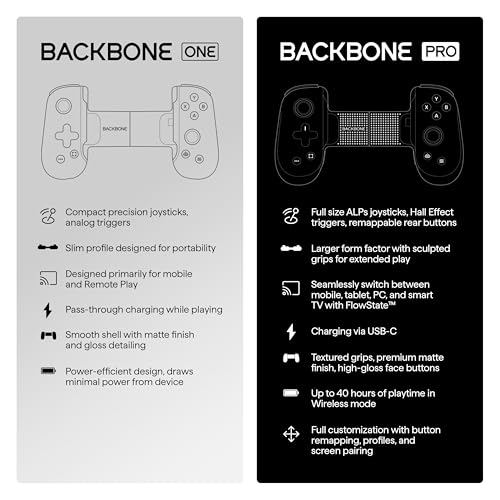 BACKBONE One Mobile Gaming Controller, Xbox Edition, USB-C | For iPhone 15/16/17 & Android, Play with Xbox Game Pass Ultimate (1-Month Access), Stream from Console or PC & More - color: Xbox Edition