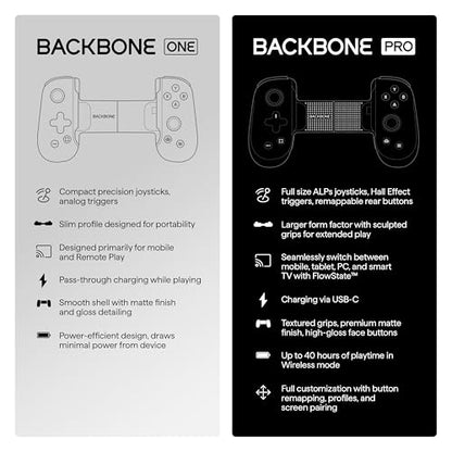 BACKBONE One Mobile Gaming Controller, Xbox Edition, USB-C | For iPhone 15/16/17 & Android, Play with Xbox Game Pass Ultimate (1-Month Access), Stream from Console or PC & More - color: Xbox Edition