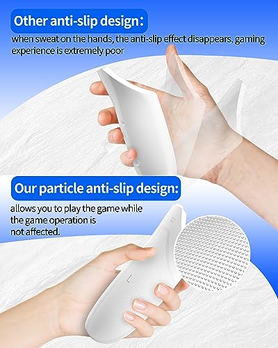 Battery Covers for Meta Quest 2 Controller,DUXICEPIN Replacement Battery Covers kits,Granular non-slip design,Replacement Parts Accessories,Compatible with Oculus Quest 2 Controller | Granular non-slip design for meta quest 2 accessories,Replacement Parts