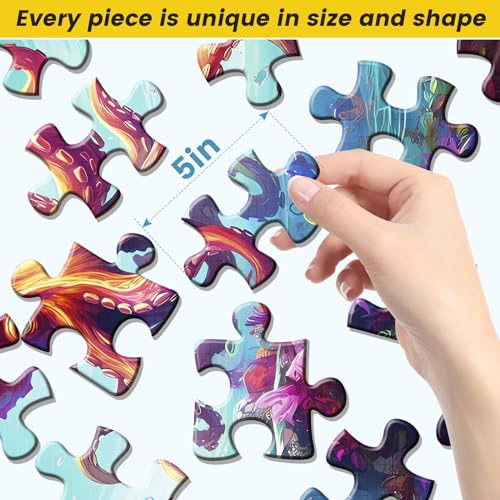 6 Pack 24 Large Piece Puzzle for Seniors Paper Dementia Puzzles for Elderly Adults Easy Puzzle Hummingbird Turtle Dog Panda Jigsaw Puzzle Activities for Elderly Seniors Gift | Hummingbird Turtle Dog Panda Jigsaw Puzzle for Adults Activities for Elderly Se