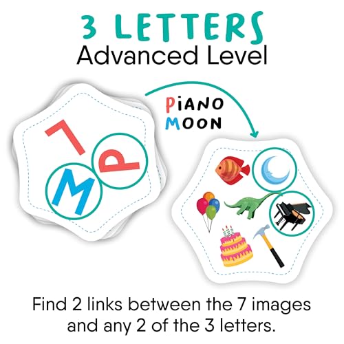 Letter Links — Word Match Game by FlexiQ, Brain Teasers for Kids 6+, Board Games for Family Night - style: Letter Links
