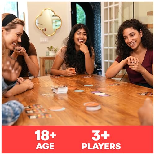 Spin Master Games The Inner Circle Find Common Ground Party Game | Adult Card Game of Finding Similairites Between Traits, 69 NSFW Cards for Happy Hours, Mature Content, 3-10 Players, Ages 18+ - style: The Inner Circle