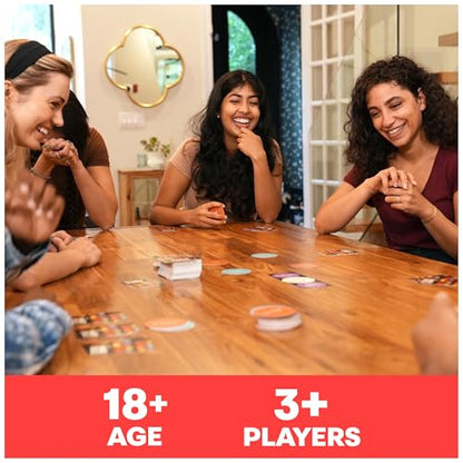 Spin Master Games The Inner Circle Find Common Ground Party Game | Adult Card Game of Finding Similairites Between Traits, 69 NSFW Cards for Happy Hours, Mature Content, 3-10 Players, Ages 18+ - style: The Inner Circle