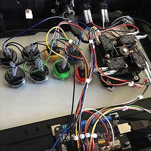 Universal Fighting Board Cables Quick Connect 20-Pin Joystick/Button Easy Plug Harness 4-Pin Touchpad Button Harness for Fighting Game Controller Board - color: For Fight stick