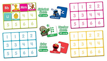 MasterPieces Kids Games - Sesame Street - 3 Fun Ways to Play Matching Game Set - style: Sesame Street 3pk