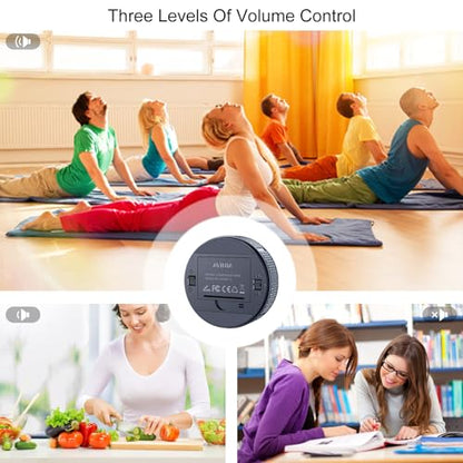 AVINIA Digital Kitchen Timers, Visual timers Large LED Display Magnetic Countdown Countup Timer for Classroom Cooking Fitness Baking Studying Teaching, Easy for Kids and Seniors - color: Starry Blue