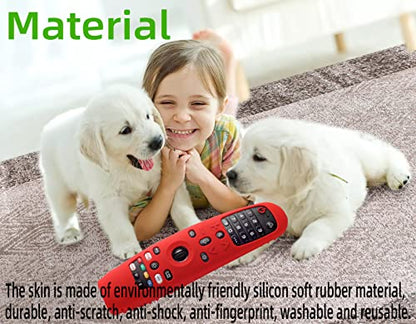 Hi Color Silicone Cover for LG AN-MR600/AN-MR650 / AN-MR18BA / AN-MR19BA/AN-MR20GA TV Remote Control Protective Sleeve for LG Magic TV Remote Cover Case(Mint Green) - color: mint green