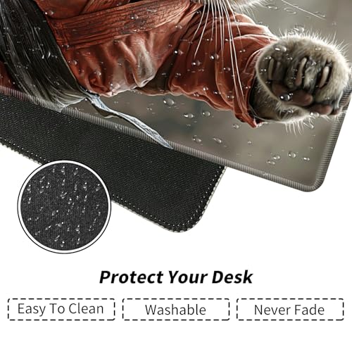 Cute Cats for MTG & TCG Playmat Mouse Pad,BFDHGQZC 24" x 14" Game Mat for MTG/RPG/CCG Trading Card Game Playmats Table Mat Perfect for Card Games Video Games Computer Office - color: Cute Cats