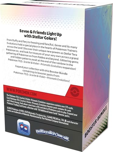 Pokemon TCG: Scarlet & Violet - Prismatic Evolutions Booster Bundle, 1 Set