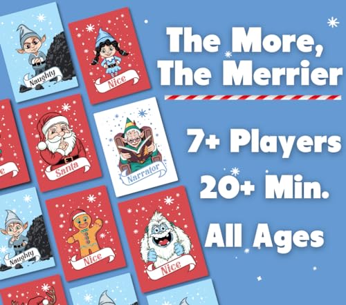 OFF TOPIC Secret Santa: A Mystery Christmas Party Game - Figure Out Who's Naughty and Who's Nice - Christmas Game for Adults