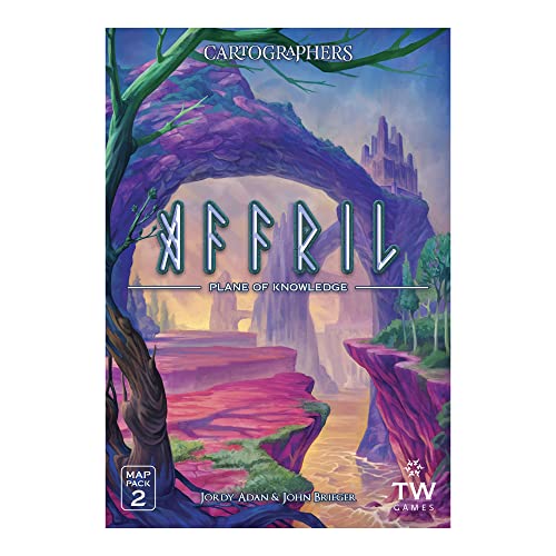 Cartographers: Map Pack 2, Affril | Expansion for The Award-Winning Game of Map Drawing | Strategy Flip and Write Fantasy Board Game | Family Board Game for 1-75 Players Ages 10+ by Thunderworks Games - style: Pack 2
