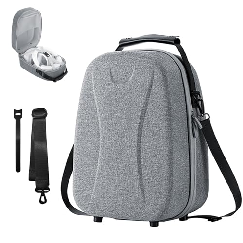 AceGamer Hard Carrying Case for Playstation VR2 Protective Case, Travel Bag Compatible with PS VR2 Headset and Controller Accessories, gray, PS VR CASE - color: Light Grey