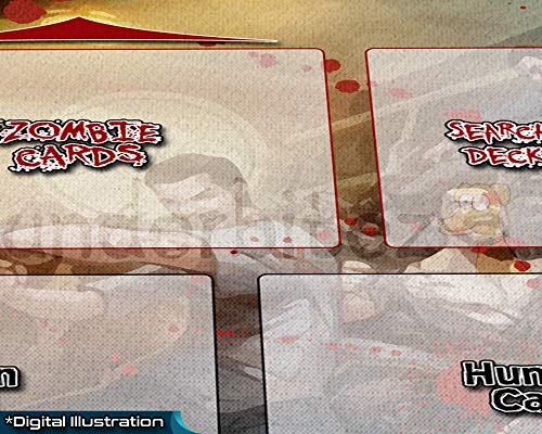 Tiny Epic Zombies Playmat | Neoprene Play Mat for Card Game | 18" x 12" x 2.5mm | Custom Design