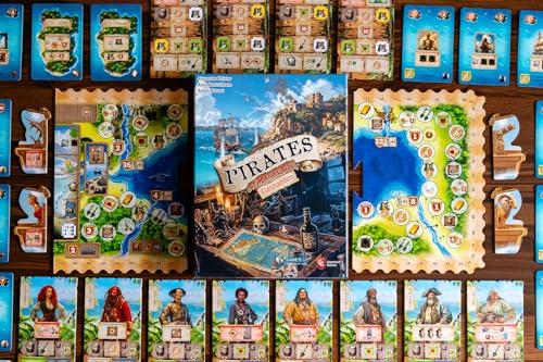 Capstone Games Pirates of Maracaibo Commanders Expansion Board Game for Adults & Teens, Tactical Strategy Board Game for 1-4 Players Ages 12+, Solo & Family Board Games, 90-120 Minute Playtime