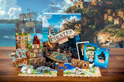 Capstone Games Pirates of Maracaibo Commanders Expansion Board Game for Adults & Teens, Tactical Strategy Board Game for 1-4 Players Ages 12+, Solo & Family Board Games, 90-120 Minute Playtime
