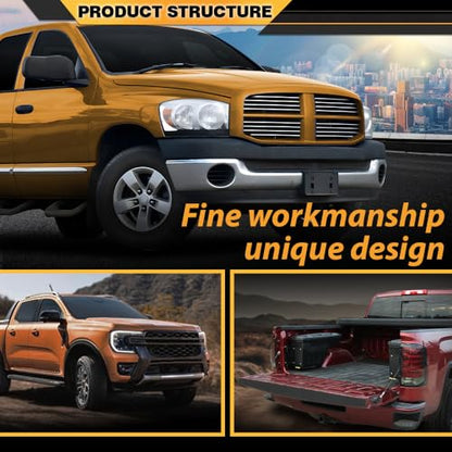 CNNELL Hood Insulation Pad with Clips Compatible with Dodge Ram 2002-2008 DMT Black - style: 2002-2008 Ram 1500 Only