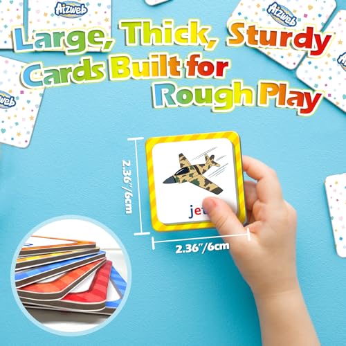 Aizweb Alphabet Match Game,Memory Game,52 Pcs ABC Learning Letter Flash Cards for Toddlers Ages 3 4 5,Educational Toys for Pre K Preschool Kindergarten Learning Activities Classroom Must Haves - style: Alphabet