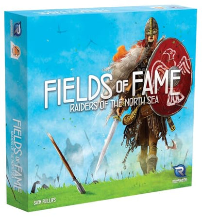 Renegade Game Studios Raiders of the North Sea Fields of Fame Expansion | Add jarl battles, 5th player support, and fame track scoring to your strategy board game. Includes new township raids