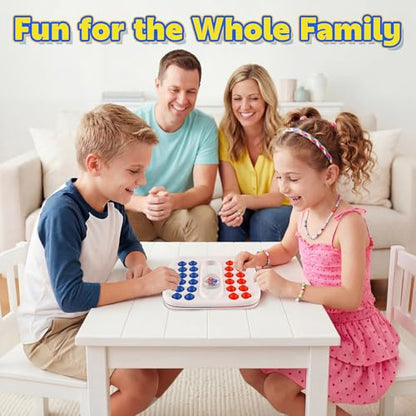 Kiditos Pop Math Game for Kids Ages 4-8, Fidget Board with Built-in Dice | Addition and Subtraction Practice, Sensory Fidget Play, Classroom, Homeschool and Travel Learning - color: Red & Blue